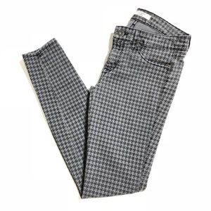 Rich & Skinny Grey Houndstooth Jeans Size 27